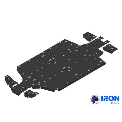 Set completo piastre paramotore (plastica)