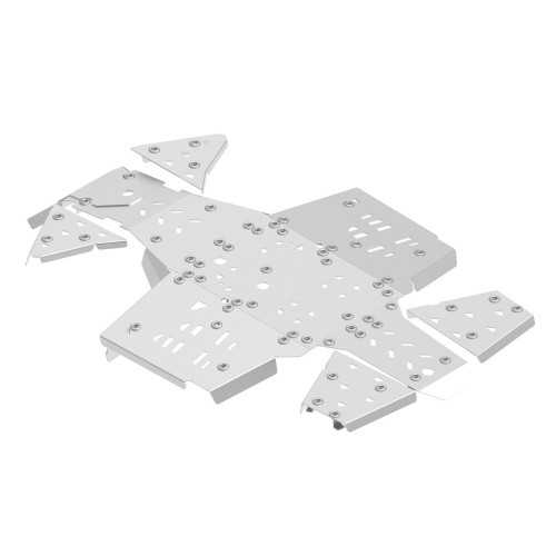 Set completo piastre paramotore (alluminio):