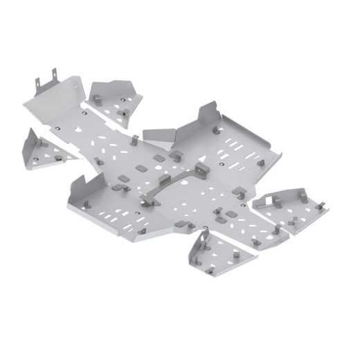 Set completo piastre paramotore (alluminio):