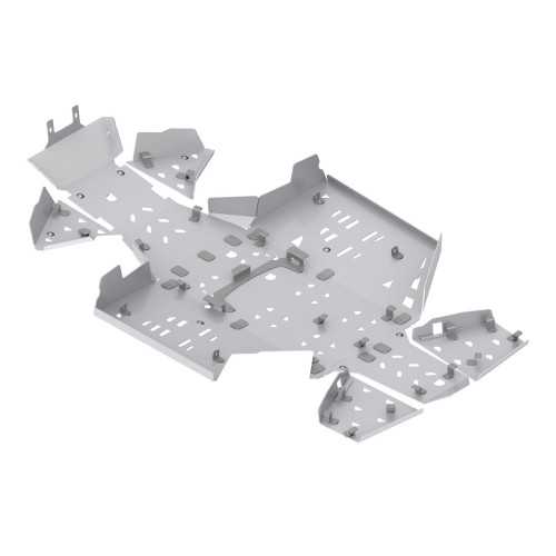 Set completo piastre paramotore (alluminio)