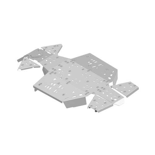 Set completo piastre paramotore (alluminio)
