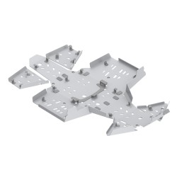Set completo piastre paramotore (alluminio)