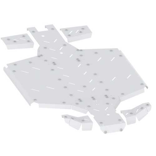 Set completo piastre paramotore (alluminio)