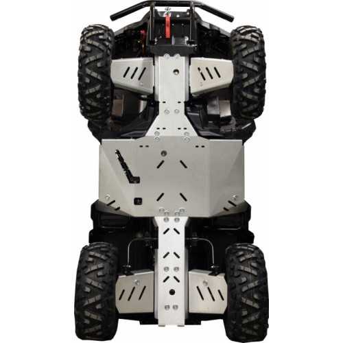 Set completo skid plate (alluminio)