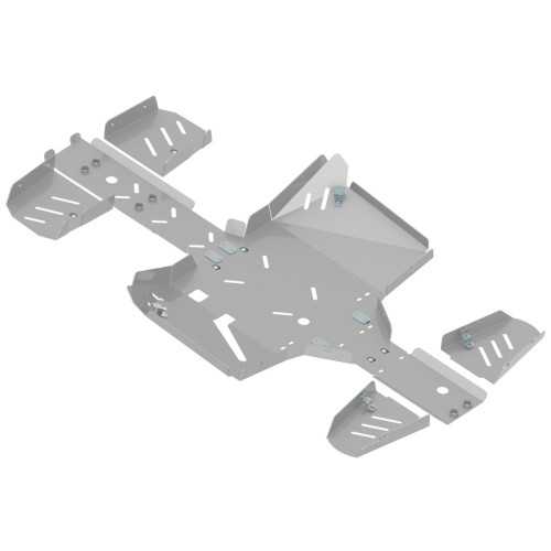 Set completo skid plate (alluminio)