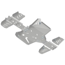 Set completo skid plate (alluminio)
