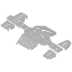 Set completo skid plate (alluminio)