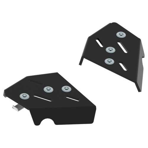 Pl. Protezioni braccio ad A posteriori (coppia)