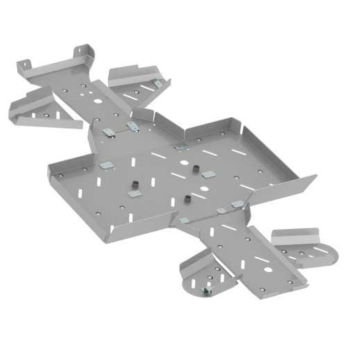 Piastra paramotore set completo (alluminio)