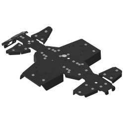 Set completo di piastre paramotore (plastica HDPE)