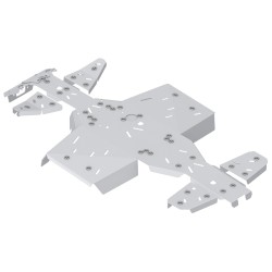 Set completo di piastre paramotore (alluminio)