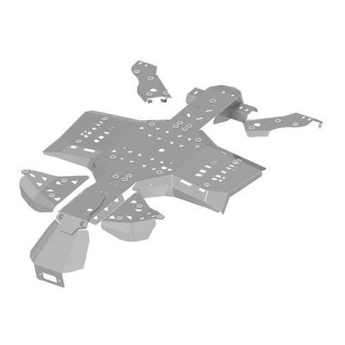 Set completo piastre paramotore (alluminio)