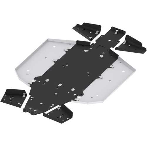Piastra paramotore set completo (alluminio/plastica)