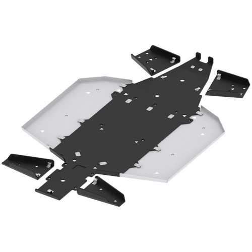 Piastra paramotore set completo (alluminio/plastica)