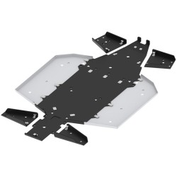 Piastra paramotore set completo (alluminio/plastica)