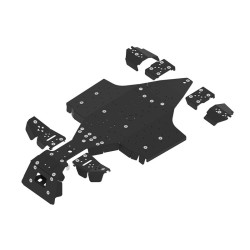 Piastra paramotore set completo (plastica)