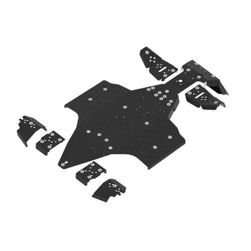 Piastra paramotore set completo (plastica)