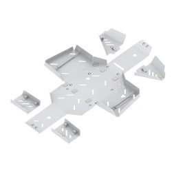 Set completo di piastre paramotore (alluminio)