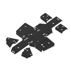 Set completo di piastre paramotore (plastica)