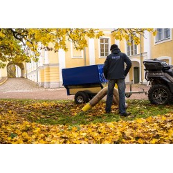 Rimorchio aspirafoglie