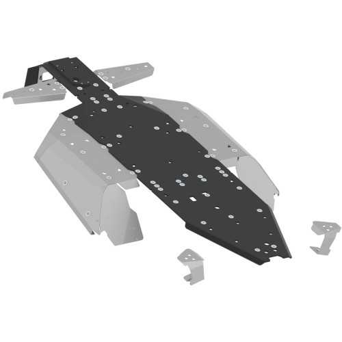 Set completo piastre paramotore (alluminio/plastica)