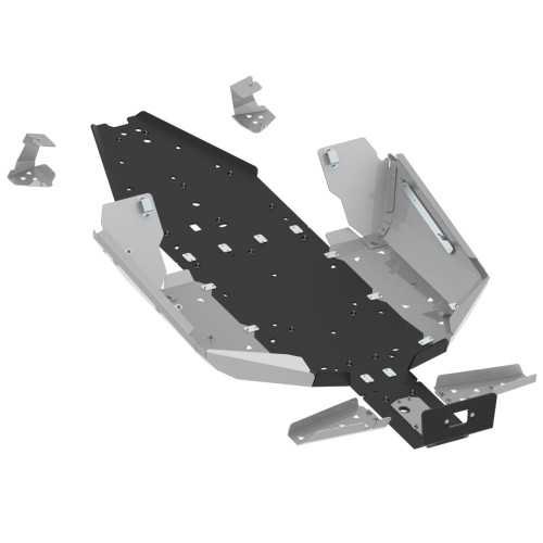 Set completo piastre paramotore (alluminio/plastica)