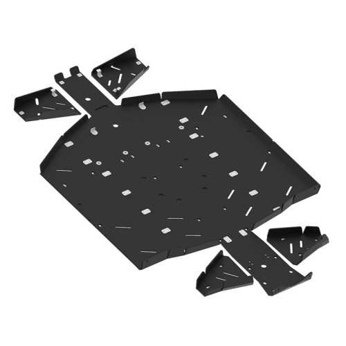 Piastra paramotore set completo (plastica)