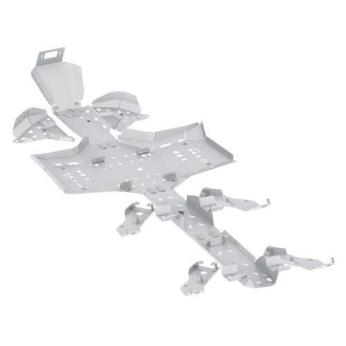 Piastra paramotore set completo (alluminio)