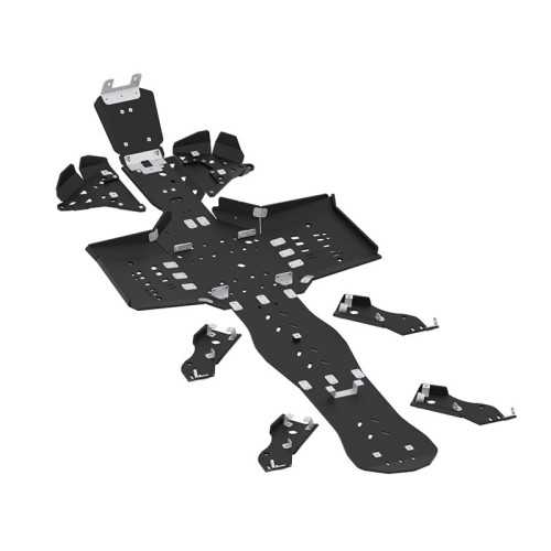 Piastra paramotore set completo (plastica)