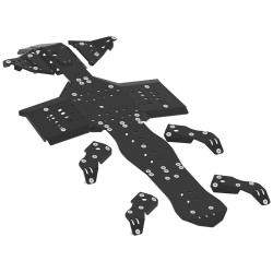 Piastra paramotore set completo (plastica)