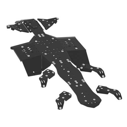 CanAm G2 Outlander 6x6 MAX - set completo di piastre paramotore in plastica (2019+)