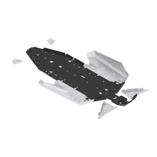 Set completo di piastre paramotore alluminio plastica