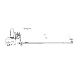 Spazzaneve 1800 mm / 71 in Avviamento elettrico 18 CV Briggs & Stratton V2