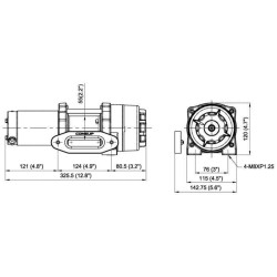 Verricello ATV Warn Vantag 25S
