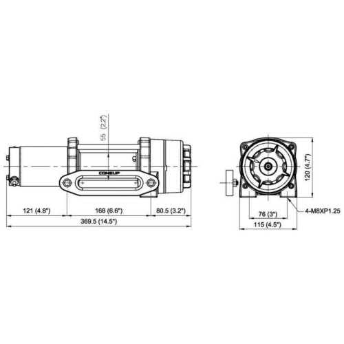 Verricello ATV Warn Vantage 35