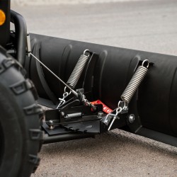 SHARK Spazzaneve 59" acciaio NERO (150 cm) con adattatore QUICK