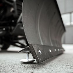 SHARK Spazzaneve 59" acciaio NERO (150 cm) con adattatore QUICK