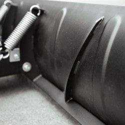 SHARK Spazzaneve 59" acciaio NERO (150 cm) con adattatore QUICK