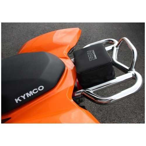 Porta Pacchi - Porta Documenti Cromato Kymco Maxxer 300