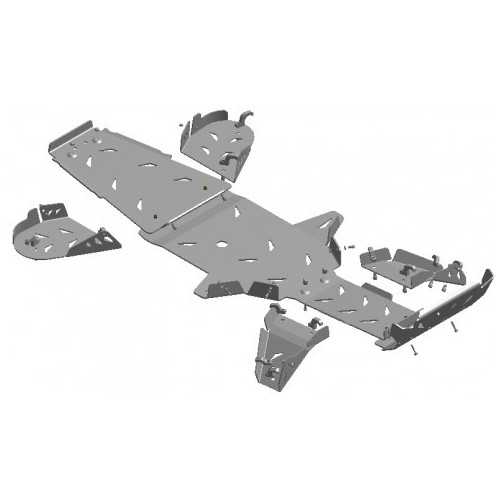 Kit Protezione Completo Alluminio Yamaha Grizzly 700 EFI 2007-2015