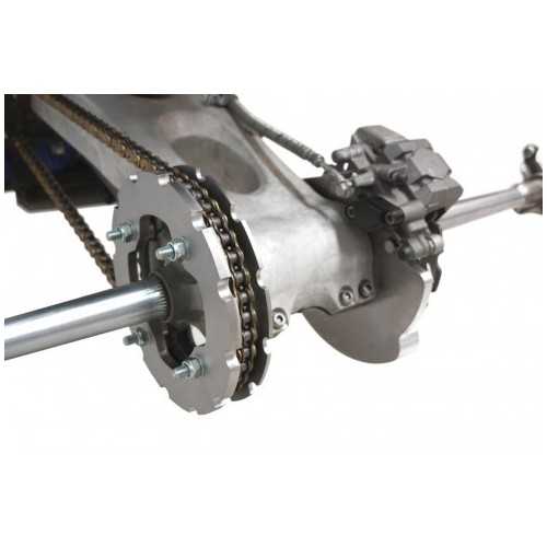 Kit Coperchio disco e Corona Alluminio Yamaha YFZ 450 sino 2006