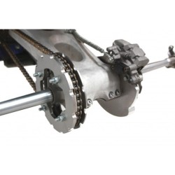 Kit Coperchio disco e Corona Alluminio Yamaha YFZ 450 sino 2006