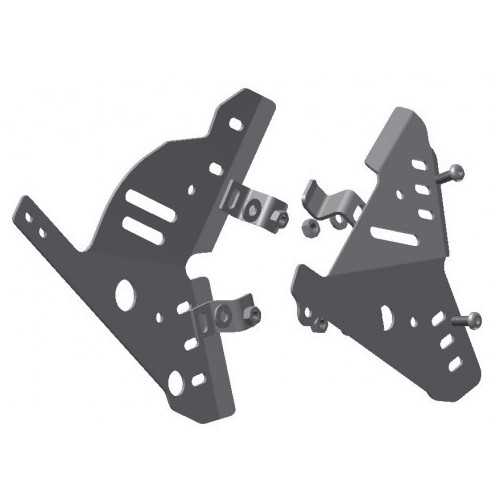 Protezione Telaio Nero Opaco Honda TRX 450