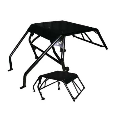 ROLL CAGE AP CON SUPPORTO RADIATORE 25CrMo4 NERO POLARIS RZR 1000 XP 2019