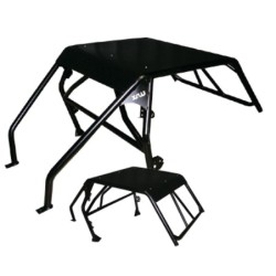 ROLL CAGE AP CON SUPPORTO RADIATORE 25CrMo4 NERO POLARIS RZR 1000 XP 2019