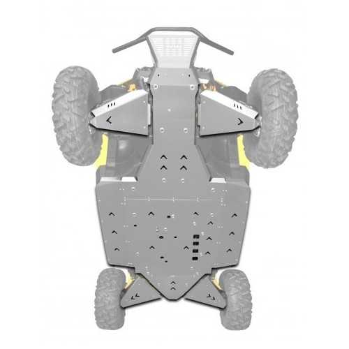 KIT PROTEZIONE COMPLETO ALLUMINIO CAN-AM MAVERICK 1000 XRS