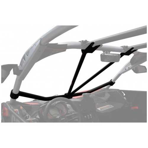 BARRA INTRUSIONE ACCIAIO NERA CAN-AM MAVERICK X3 XRS