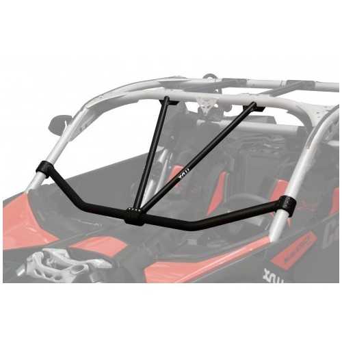 BARRA INTRUSIONE ACCIAIO NERA CAN-AM MAVERICK X3 XRS