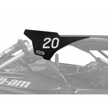 PORTA TARGA NUMERO DA CORSA NERO CAN-AM MAVERICK X3 XRS 2