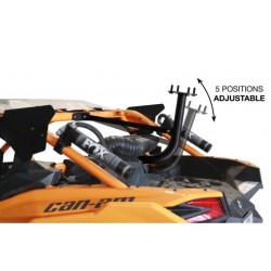 PORTARUOTA DI SCORTA REGOLABILE ACCIAIO NERO CAN-AM MAVERICK X3